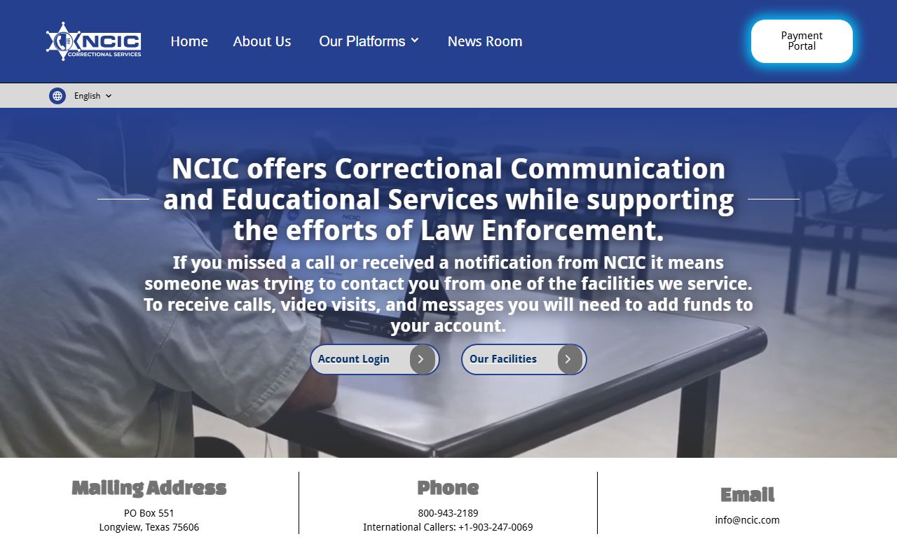 Marion County inmate records NCIC communications provider